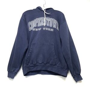 Prairie Mountain Hoodie Women's Small Navy Cooperstown New York Long Sleeve